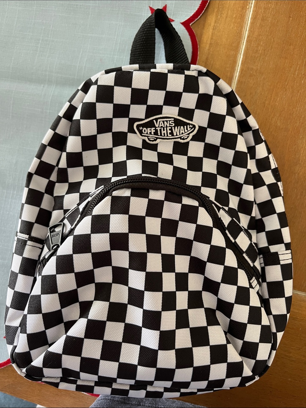 Vans Black & White Checkerboard Mini Backpack